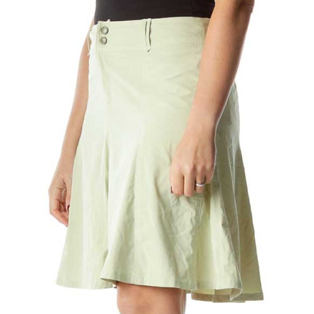 Athleta Light Green A-Line Skirt - Picture 2 of 3